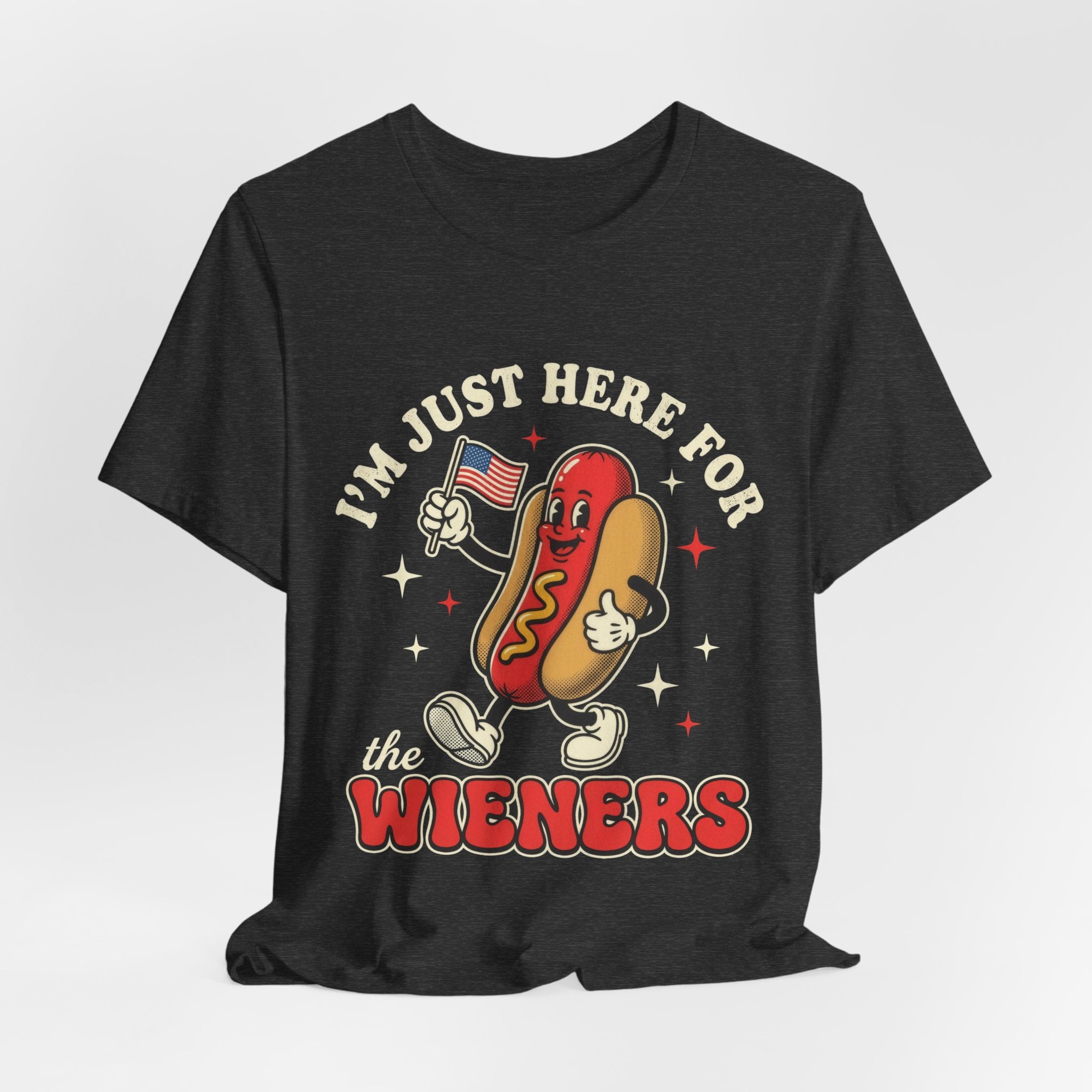 Bad Tourist Co — Just Here for the Wieners (Black)