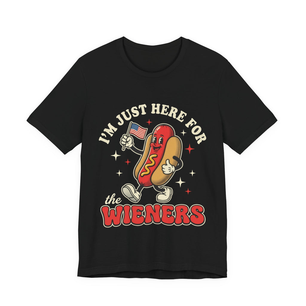 Bad Tourist Co — Just Here for the Wieners (Black)