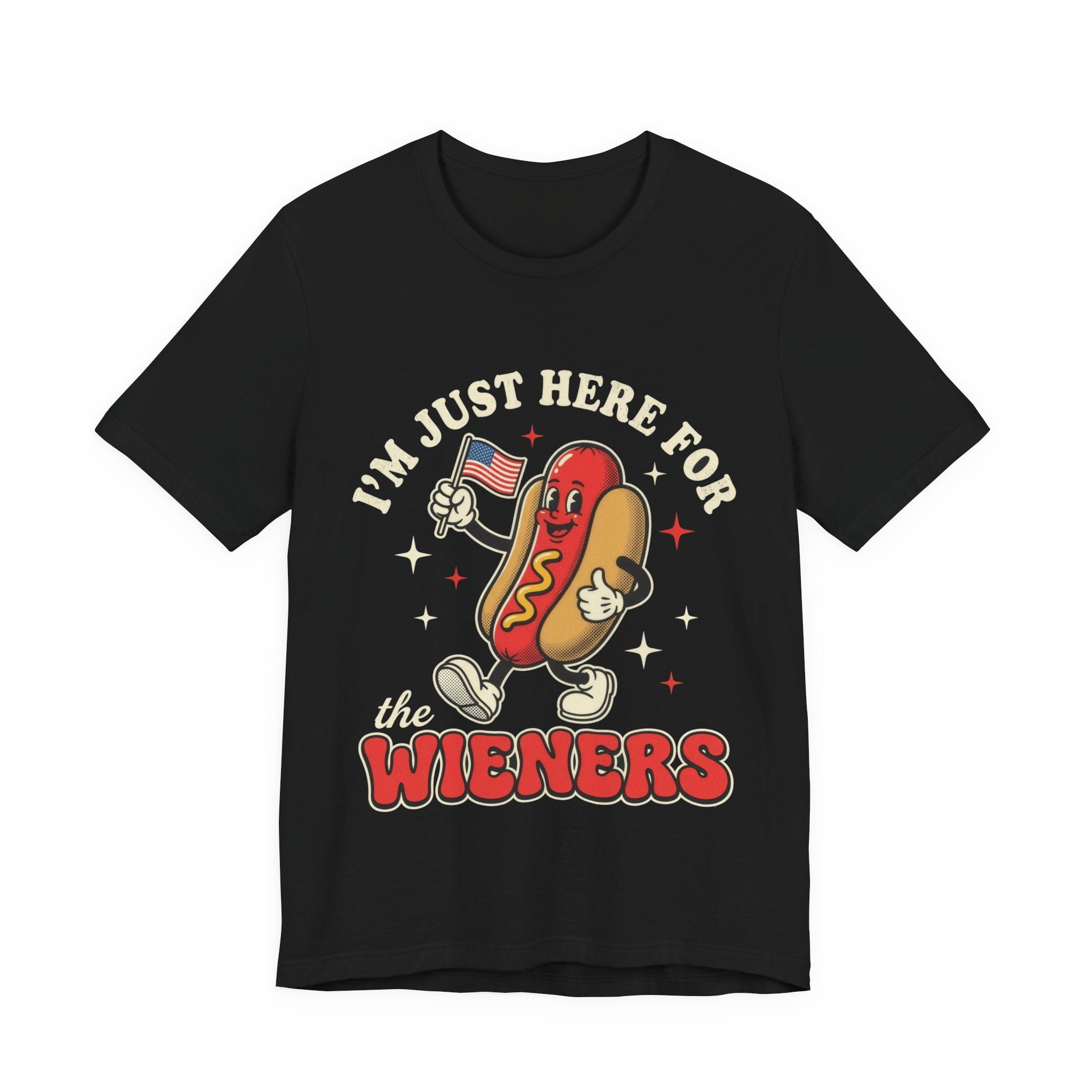 Bad Tourist Co — Just Here for the Wieners (Black)
