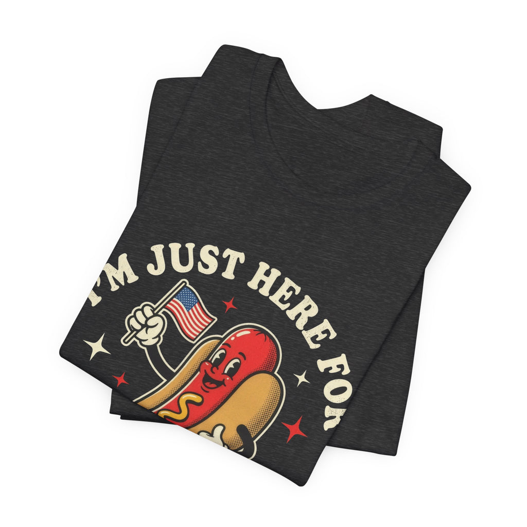 Bad Tourist Co — Just Here for the Wieners (Black)