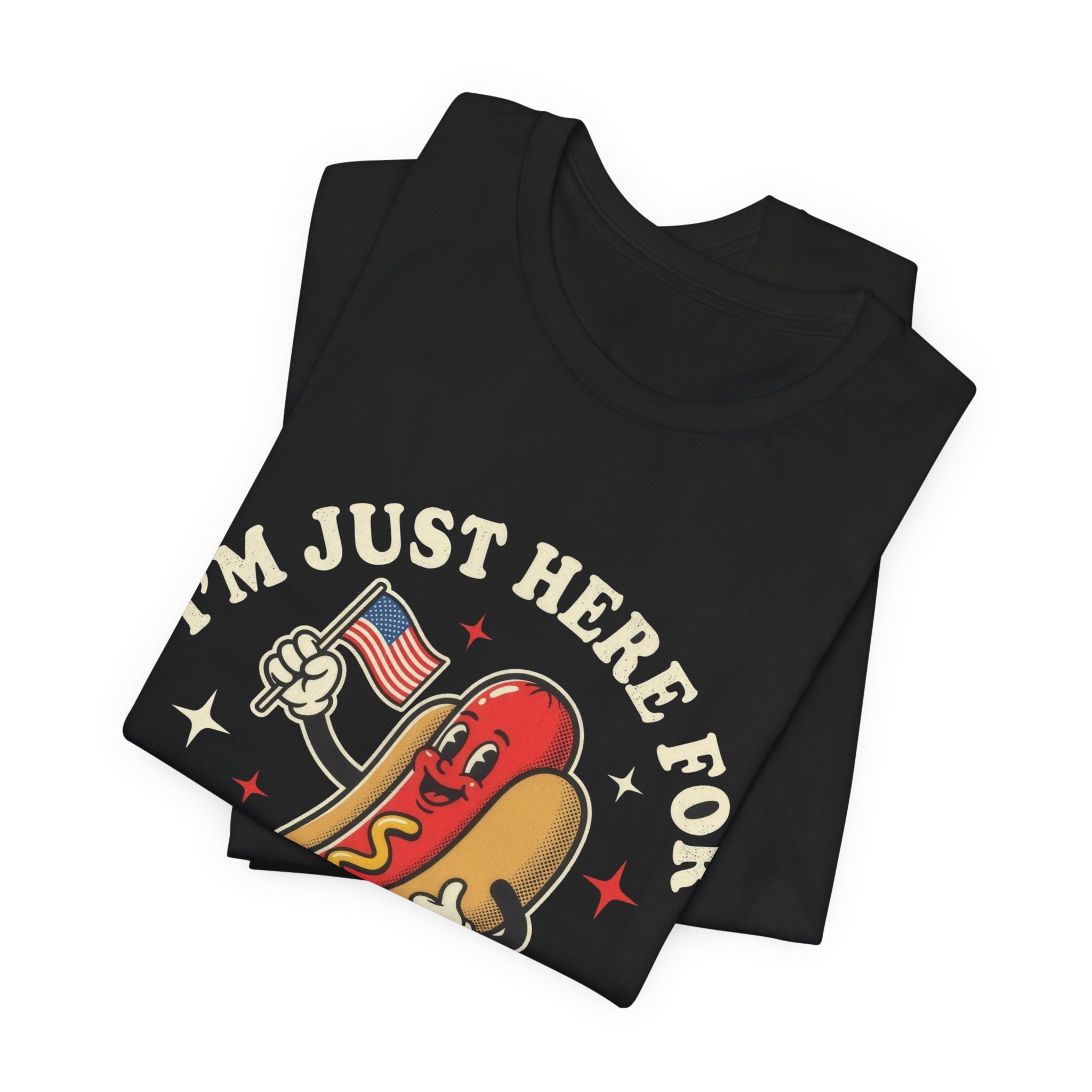 Bad Tourist Co — Just Here for the Wieners (Black)